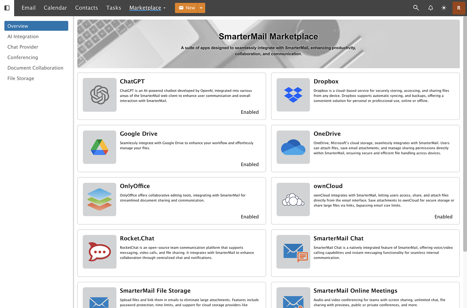Smarter Mail Features